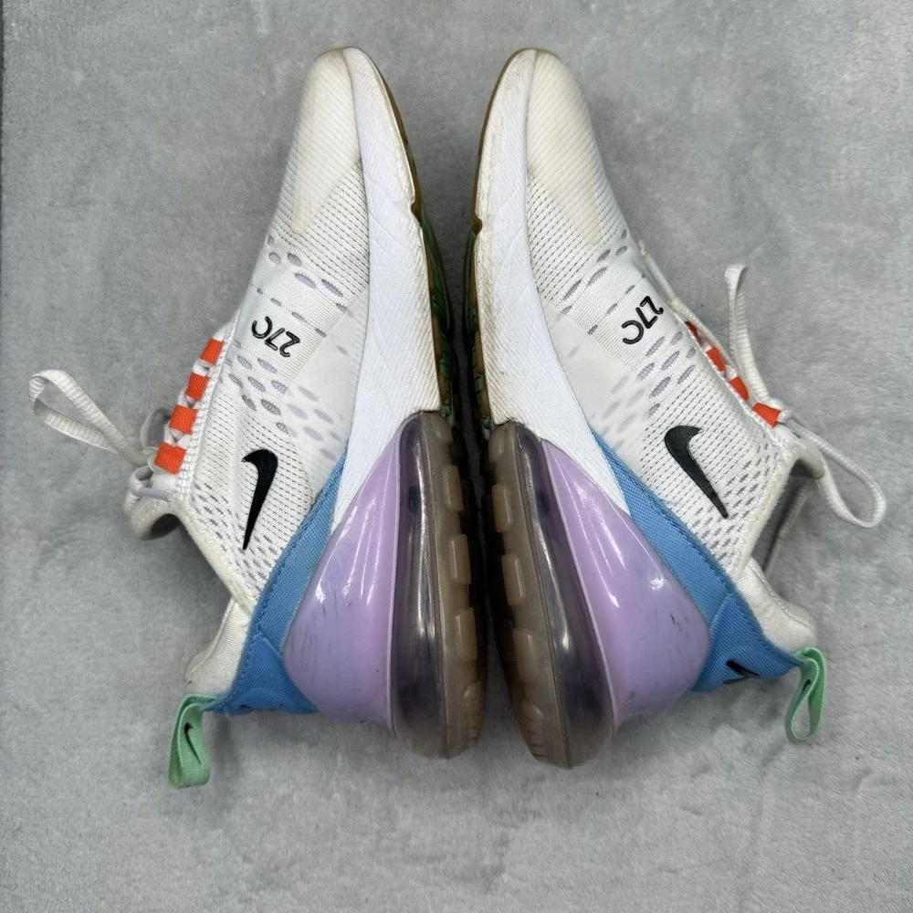 Nike Air Max 270 Nike 101 Women's 5.5 White Purple Blue Orange DX2351-100